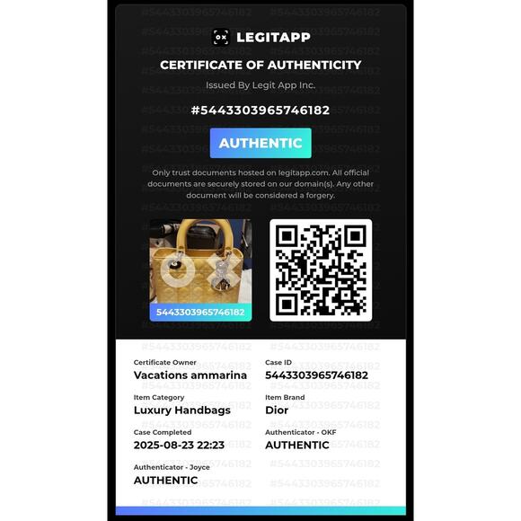 US Based Authentic Christian DIOR Lady Cannage Patent Leather Bag Shoulder strap - Picture 13 of 13